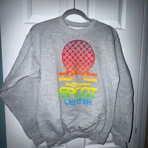 Vintage Epcot Rainbow Crewneck Sweatshirt